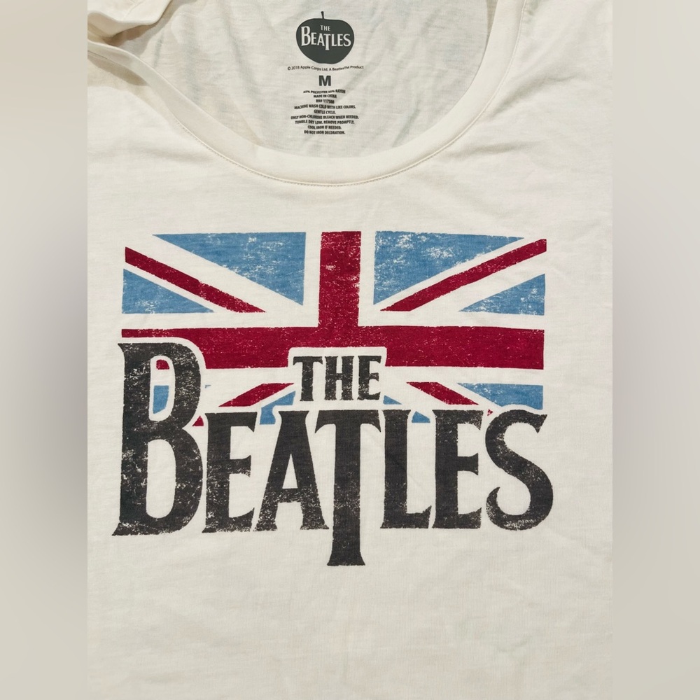 NWT The Beatles Women’s Flag 2pc Loungewear Set - Picture 5 of 8